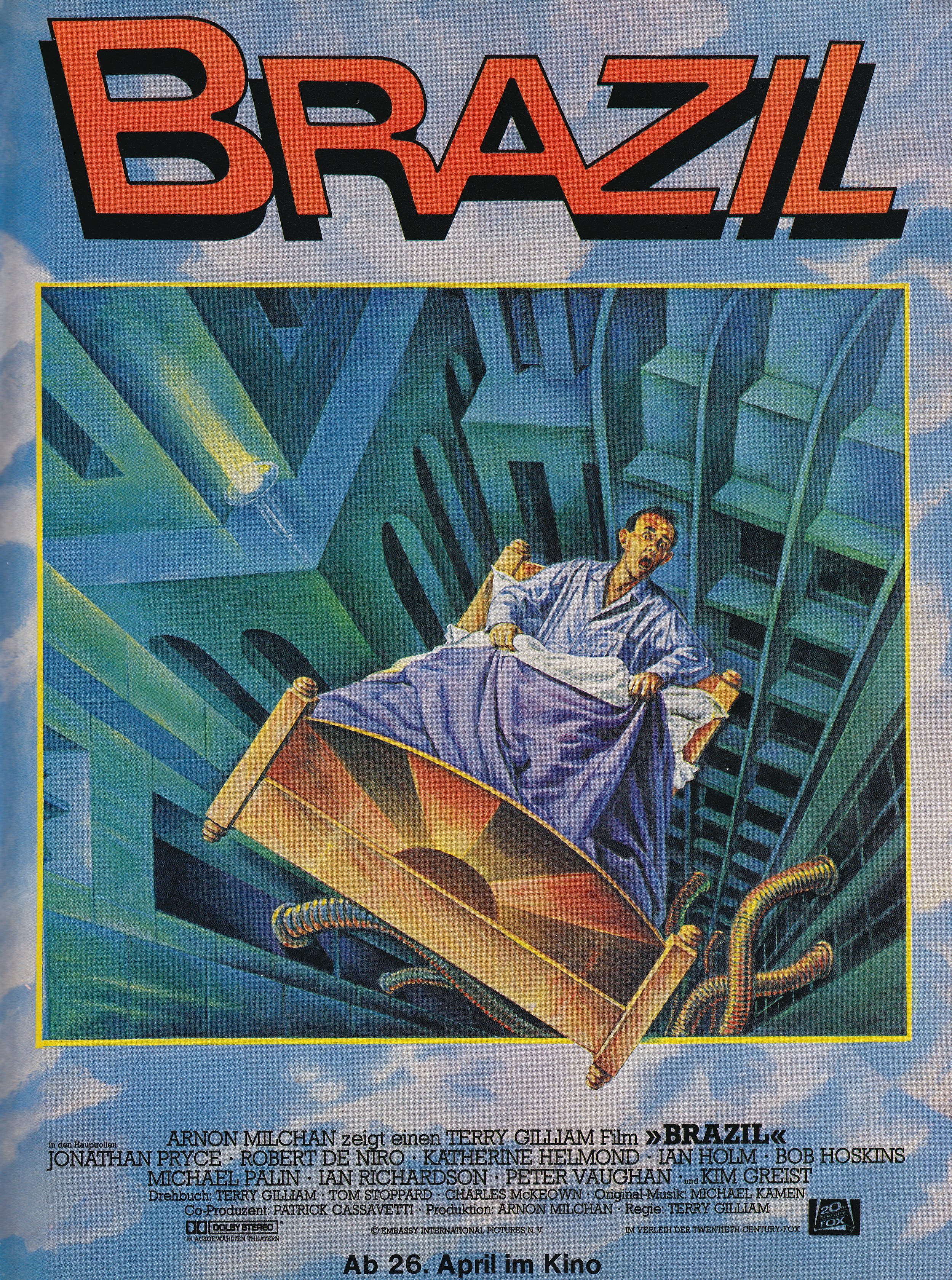Some posters. Brazil 1985 poster. Brazil 1985. Brazil Gilliam OST LP.